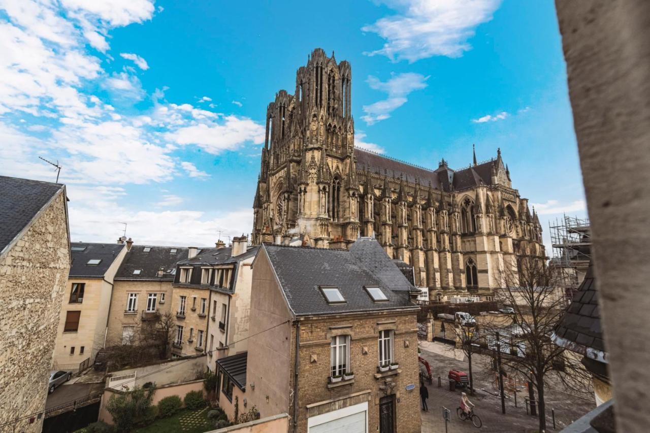Tournelles Vue Cathedrale- Maison Climatisee Du Xvie Siecle Classee Leilighet Reims Eksteriør bilde