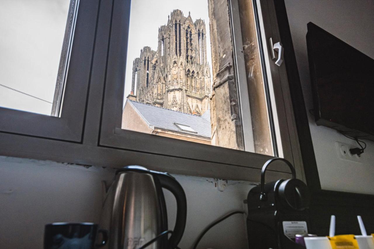 Tournelles Vue Cathedrale- Maison Climatisee Du Xvie Siecle Classee Leilighet Reims Eksteriør bilde